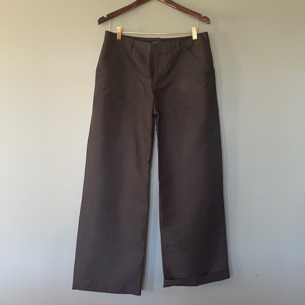 Banana Republic, silk wide-leg pants